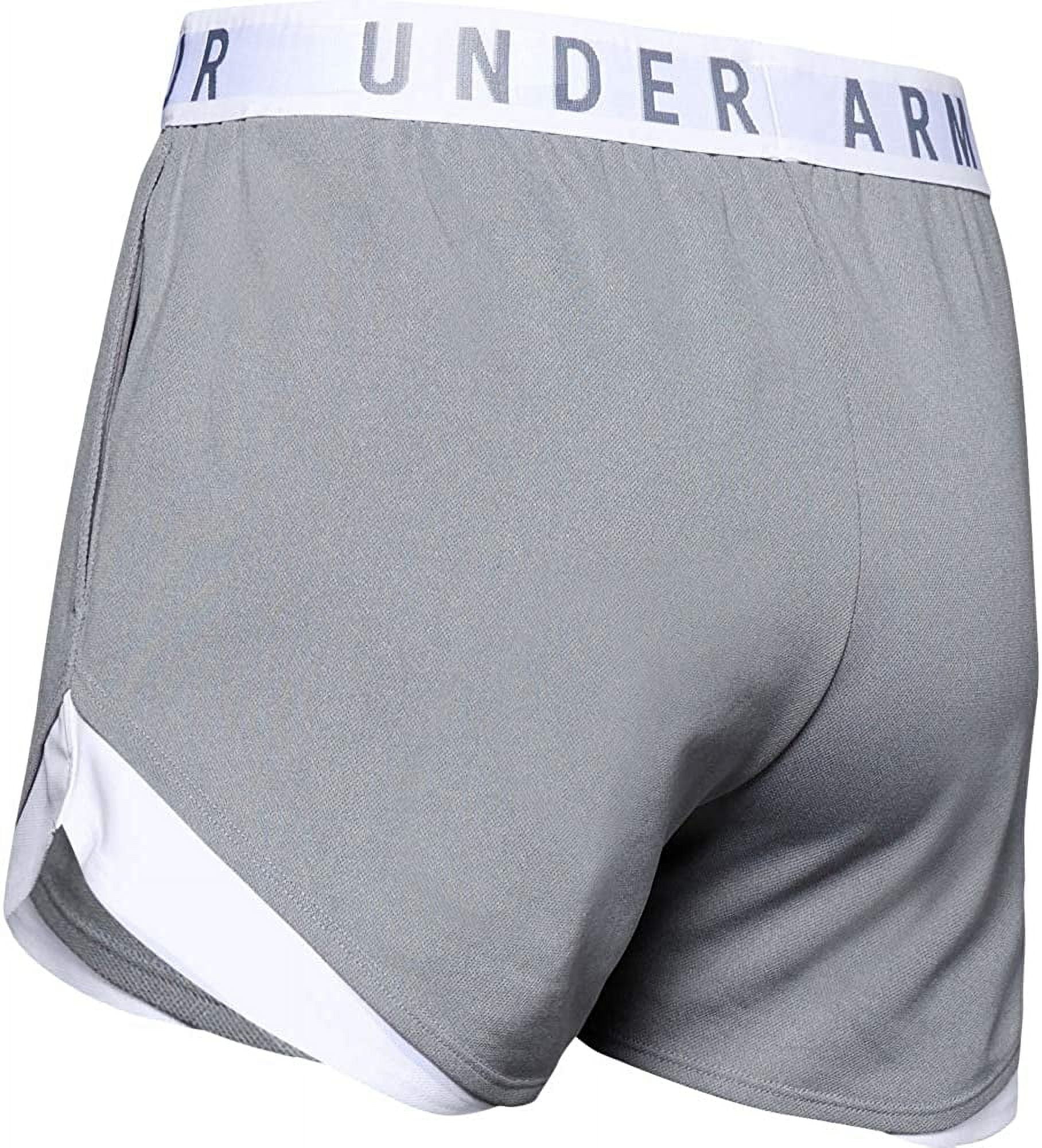 Under Armour Shorts Womens Size XS Gray Workout CrossFit Weights UA Play Up  2.0