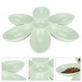 thumbnail image 4 of Plastic Cat Bowl, Flower Petals Shape Functional Cat Food Bowl  For Food For Cat For Water, 4 of 8