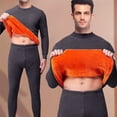 thumbnail image 4 of Wutalume Men's Winter Thermal Underwear Set with Ultra-Thick Fleece, Long Sleeve Top and Pants for Extreme Cold Weather,Dark Gray 2XL, 4 of 5