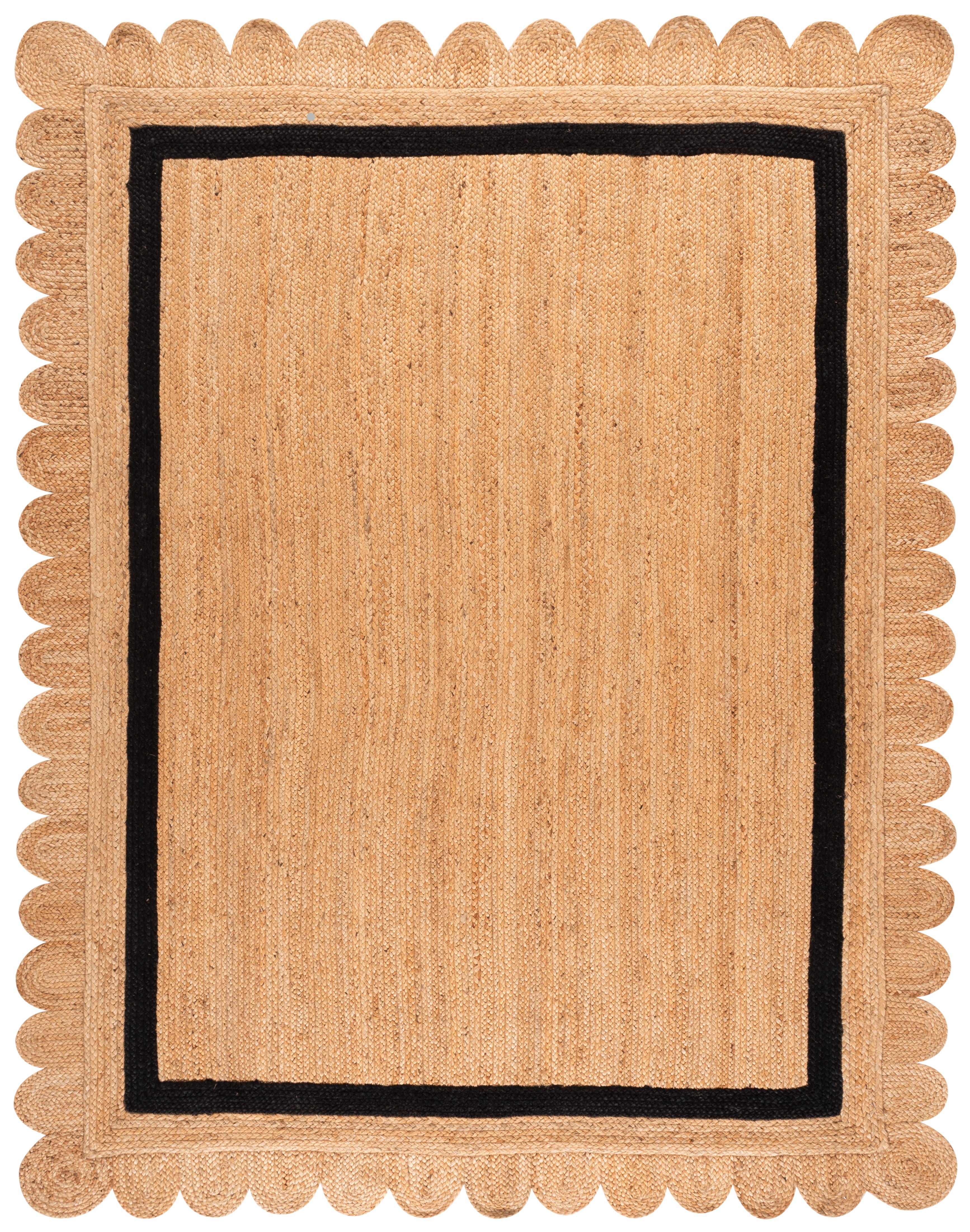 Safavieh Natural Fiber Archibald Bordered Area Rug, Natural/Black, 9' x 12'