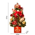 thumbnail image 3 of Árbol de Navidad Artificial de Mesa con Luces Led, Ideal para Decorar Interiores y Fiestas., 3 of 7