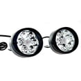 thumbnail image 4 of 2pcs Motorcycle Headlight Fog Driving Lights 6 LED Working Spot Light Fog Lamp Scooters Moto Side Mirror Scooters Spotlight, 4 of 5