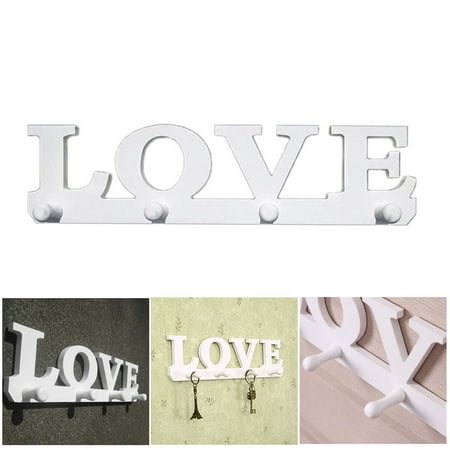 

English Word Hook Dining Room Hook Creative Hook Small Thing Hook Hook Wood Home Hook