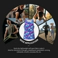 thumbnail image 7 of Gukieu blue Skull purple flower Print Men's Quick Dry Fitness Vest, Round Neck Sleeveless Fitness Bodybuilding Top-Small, 7 of 7