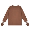 thumbnail image 4 of Jsaierl Chandails à Blocs de Couleur pour Femmes, Imprimé Ski, Pull Chaud d'Automne, Chandails Tendance à Manches Longues, Col Rond, Polyvalent pour Sortir, 4 of 6