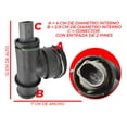 thumbnail image 2 of Conector Manguera Radiador Infer Vw Cross S. Golf Gti Jetta, 2 of 6