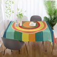 thumbnail image 5 of Yayeee Tablecloths for Rectangular Tables 60 x 90 inch Party Table Cover, Colorful Stripes, 5 of 6