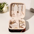 thumbnail image 6 of Note Travel Portable Square Jewelry Display Case: Storage Solution for Rings, Earrings, Necklaces, Bracelets, and More! Ideal for Girls and Women: Jewelry Stand, Display, and Box in One, 6 of 6