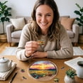 thumbnail image 6 of CookMate 20cm Acrylic Suncatcher Puzzle,Colorful Flower Field Jigsaw Window Hanging,Vibrant Stained Glass Decor for Home Garden Gift for Mom, 6 of 6