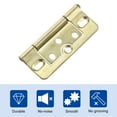 thumbnail image 4 of Uxcell 6Pcs 3x1.4 Pulgadas Bisagras de Puerta No Mortaja Sin Ruido Bisagras Plegables para Muebles de Gabinete Ventana Armario, 4 of 5