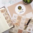 thumbnail image 2 of DiverseBee Laminated Index Bible Tabs, Bible Journaling Supplies, 66 Book Tabs and 11 Blank Tabs - Cappuccino Theme, 2 of 7