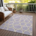 thumbnail image 6 of Addison Rugs Chantille Indoor/Outdoor Transitional Circles Lavender Washable Rectangle Rug, 5' x 7'6", 6 of 6