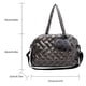 thumbnail image 4 of Bolsa Bolsos de mensajero de algodón acolchado de otoño Bolso de mano con pompón para mujer (gris) Tmvgtek Para estrenar, 4 of 4