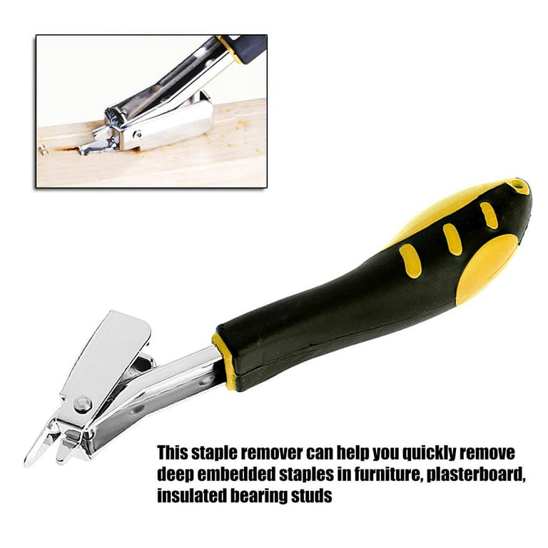 Staple Removers Heavy Duty Staple Remover, Staple Puller Tool Upholstery  Construction Stapler Heavy Duty Tack Lifter Office Claw Tools Puller  Removing 