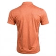 thumbnail image 5 of Dresfit Polo Pullover Mens Stand Collar Zipper Quarter Zip T Shirts Summer 2026 Short Sleeve Big and Tall Cotton Golf Shirt Lightweight Loose Tennis Tops Orange 2XL, 5 of 7