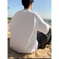 thumbnail image 4 of Men'S 2025 Sports Short Sleeve T-Shirt - Casual Crew Neck, Stretch Fabric, White with Black Print Design, Perfect for Outdoor Activities & Casual Attire, Casual Wear Tee | Crew Neck Shirt | Durab, 4 of 6