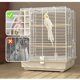 thumbnail image 2 of Jaula de pájaros de lujo for loros, nuevo tipo completo de pajarera y nido, 2 of 3