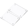 thumbnail image 1 of Unique Bargains 2.4' x 3.5' x 0.2' Acrylic Picture Frame Magnetic Photo Frames Display Double Sided, Clear 2 Pack, 1 of 6