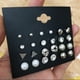 thumbnail image 2 of Oreja Anillos con estilo Accesorio de Moda Simple Style Hoop Ear Colgante Decoración Decoración Ear Gotas para Party Banquete Vestido diario Tarjeta negra / Plata 24 pares Advancent AP008259-04, 2 of 5