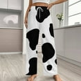 thumbnail image 2 of Cow Print Pajama Pants Loose Pajamas Female Breathable Home Trousers Leisure Sleeping Pants Large Size, 2 of 6