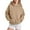 b-Khaki, variant on Women Girl Slim Hoodie Womens Zip Sweater Long Sweatshirt Shape Hoodies Oversized Hoodies for Women Sweatshirt Hoody Ladies Autumn Zip Sweatshirts for Women Plain Lace Up Drawstring Hooded