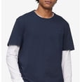 thumbnail image 3 of Calvin Klein BLACK BEAUTY Men's Smooth Cotton Solid Crewneck T-Shirt, US Medium, 3 of 3