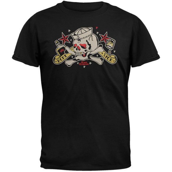 King Kerosin - Skull & Bones Home Sick T-Shirt - Small