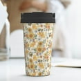 thumbnail image 6 of Goofa Hippie Bee Honeycomb for Insulated Travel Coffee Mug Spill Proof Leak Proof 16 OZCoffee Tumbler Reusable Coffee Cups with Lids Thermos for Hot and Cold Drink, 6 of 8