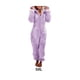 thumbnail image 4 of Qarigey Poliéster Ropa de dormir cálida de color sólido Lindo y lavable a máquina Fácil de usar Transpirable Comodidad suave Pijama púrpura 5XL, 4 of 6