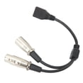 thumbnail image 2 of RJ45 Female Cable, Reduce Signal Loss Maximize Signal Transmission RJ45 To XLR Adapter Cable  For Audio Signal Transmission, 2 of 8