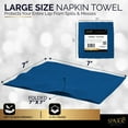 thumbnail image 2 of Cocktail Napkins Disposable, Royal Blue Beverage Napkins Soft and Absorbent Paper Napkins for Dinner, Party, Wedding, Or Every Day Use, 7” x 7” 2 Ply Party Napkins, Pack of 40 - By Amcrate, 2 of 6