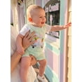 thumbnail image 4 of Aojekbee Baby Boy Easter Romper 0-18M Sleeveless Round Neck Bunny Embroidery Jumpsuit Newborn Playsuit, 4 of 9