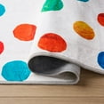 thumbnail image 3 of Eric Carle Washable Polka Dot Graphic Children's Area Rug, 4' x 6', 3 of 5