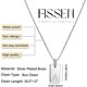 thumbnail image 5 of Collares con letra inicial para mujer, chapado en plata, delicado, con nombre, personalizado, joyería de plata de moda, 5 of 5
