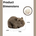thumbnail image 5 of Realistic Guinea Pig Stuffed Animal Soft Hamster Plush Toy Doll for Home Decor Christmas Birthday Gifts, 5 of 5