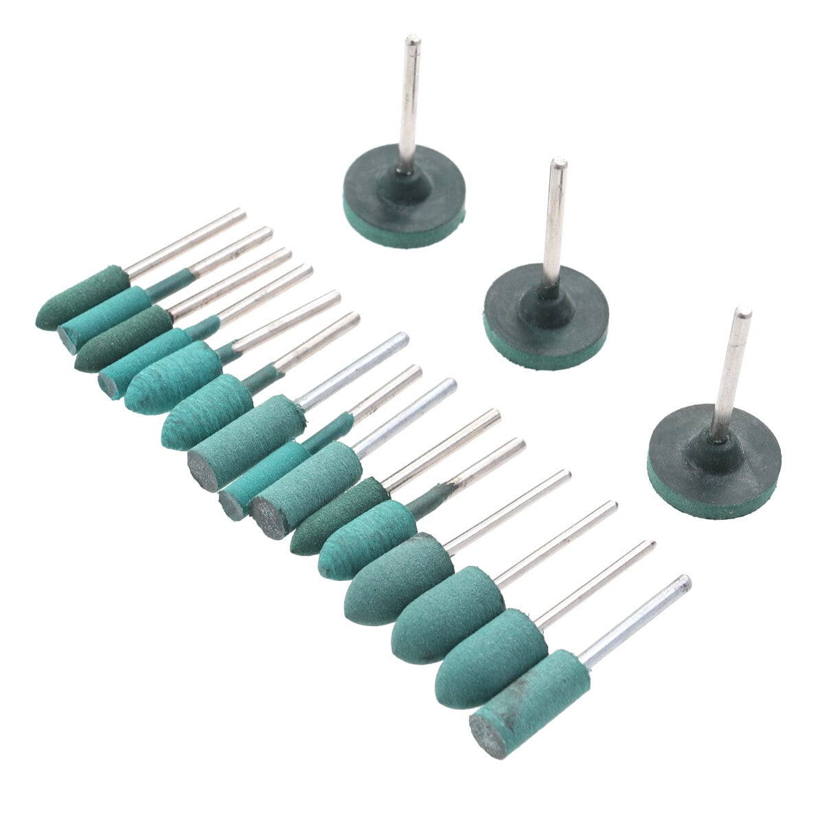 15pcs Polishing Pad, TSV Buffing Wheel Kit, Buffing Wheel Head for Drill  (Cone/Column/Cylinder) with 1/4inch Drill Shank, No Scratch the Surface for  Grinding Polishing Sharpening and Deburring 