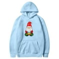 thumbnail image 4 of Mifsaly Christmas Hoodie for Women Oversized Christmas Santa Hooded Sweatshirt Long Sleeve Drop Shoulder Loose Pullover Tops with Pocket Festival Party Winter Outerwear 2025 Holiday Gifts, 4 of 4