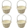 thumbnail image 1 of wonima44 Set of 4 Handheld Rattan Basket Delicate Miniature Handwoven Baskets Ornament for Bedroom Charm and Present Giving, 1 of 1
