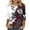 Wine, variant on New Arrivals Womens Modern Geometric Floral 3/4 Sleeve Round Neck Tees Tshirts Fall Tops for Contemporary My Items