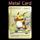 thumbnail image 2 of Cartas de Pokémon de 183200 puntos de alta Hp Charizard Pikachu Mewtwo Gold Black English French Metal Cards Vmax Mega GX Game Collection, 2 of 6