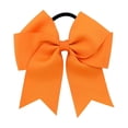 thumbnail image 5 of Bmisegm Bow Hair Ties Ribbon Satin Hair Bows for Girls Women Elastics Hair Scrunchies Bows Hair Accessories Orange, 5 of 5