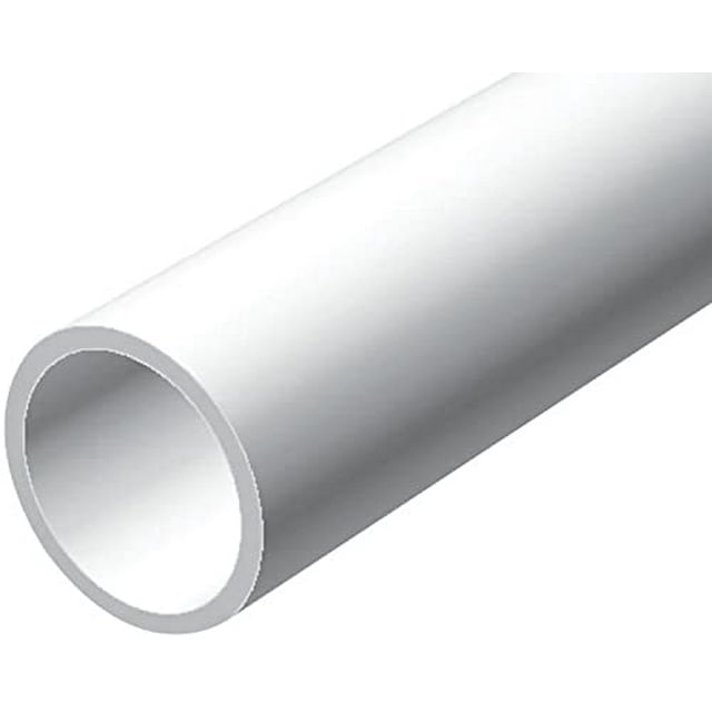 Evergreen Scale Model Plastic Rod Pipe Diameter 7.9mm Inner Diameter 6.5mm 3 Pieces Model Material 70EG230