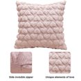 thumbnail image 3 of Juego de 2 fundas de almohada de 18 x 18, fundas bohemias para cama, funda de almohada mullida para sofá para sala de estar, 3 of 5