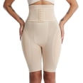 thumbnail image 5 of Pantalones moldeadores de cintura alta para mujer, pantalones moldeadores de glúteos falsos con almohadillas de esponja y realce de cadera, ropa interior ajustada tipo bóxer que levanta la cintura, 5 of 5