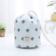 thumbnail image 3 of Drawstring Makeup Bag Portable Travel Storage Bag Cosmetic Organizer for Women, 3 of 6