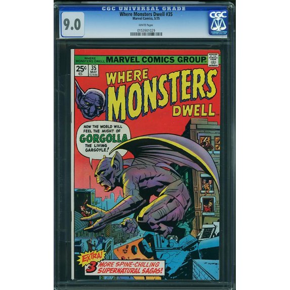 Where Monsters Dwell #35 - CGC 9 Comic Book