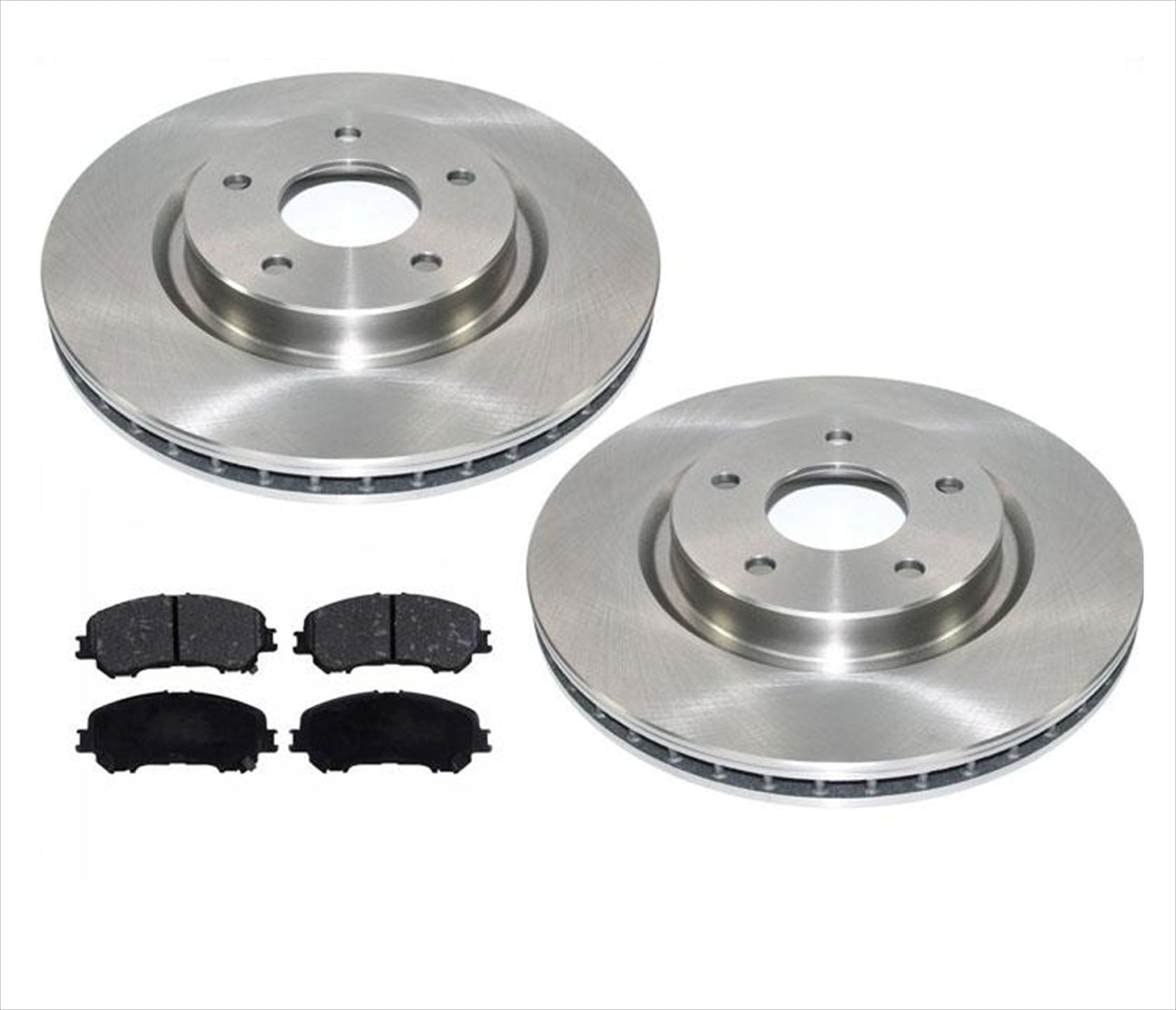 Fits: 2008-2015 Nissan Rogue Rotors w/Ceramic Pads OE Brakes Front