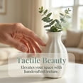 thumbnail image 5 of REGALWOVEN Mini Ceramic Bud Vase, Small Decorative Flower Vase for Single Stem, Tiny Matte Vase for Desktop, Shelf, Tiered Tray White 1.8"L x 1.8"W x 3"H, 5 of 5