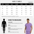 thumbnail image 6 of VIAOLI Scrubs for Men Set – V-Neck Top & Straight Leg Pants Stretch Nursing Uniform Set with Adjustable Waistband and Multiple Pockets, 10 Colors, 6 of 6