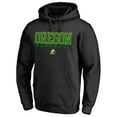 thumbnail image 2 of Men's Black Oregon Ducks Team Unity Baseball Pullover Hoodie, 2 of 3
